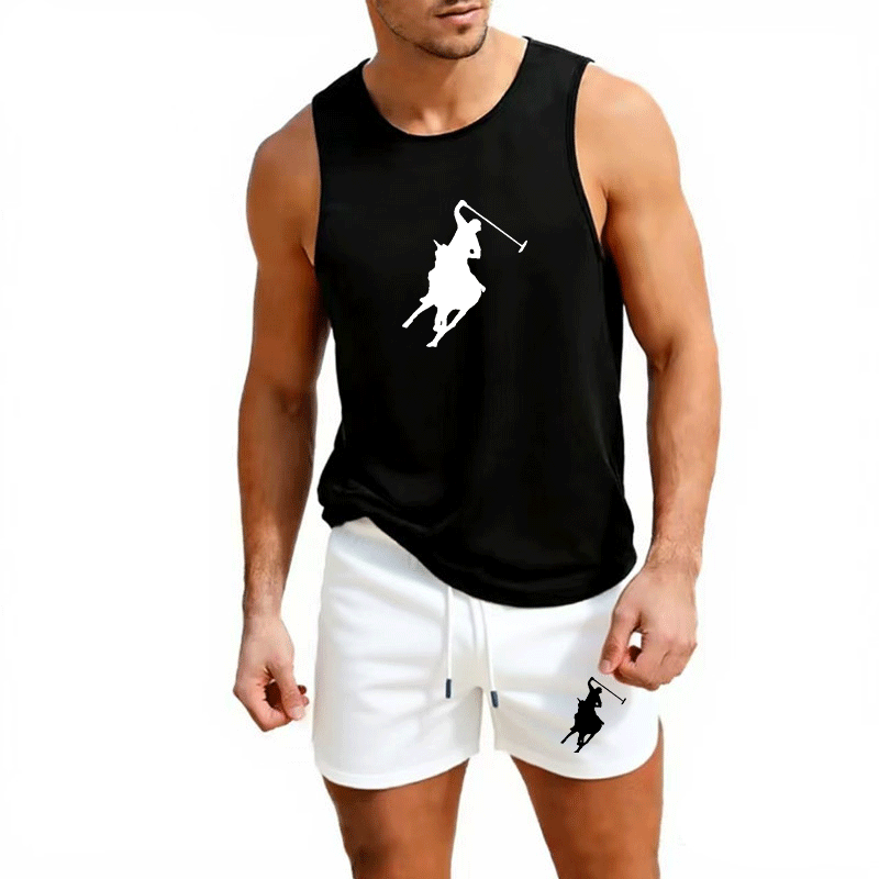 Mens Fashion Summer - طقم صيفي أوروبي للرجال مكون من