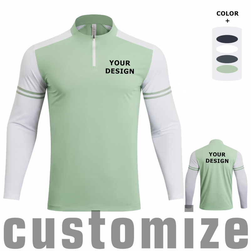Men'S Fashion T Shirts - قميص رياضي رجالي مخصص بأكمام طويلة