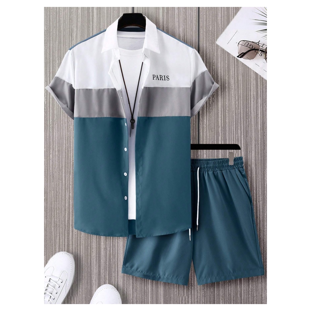 Men'S Fashion Videos - بدلة رجالية أنيقة زرقاء وبيضاء بتصميم