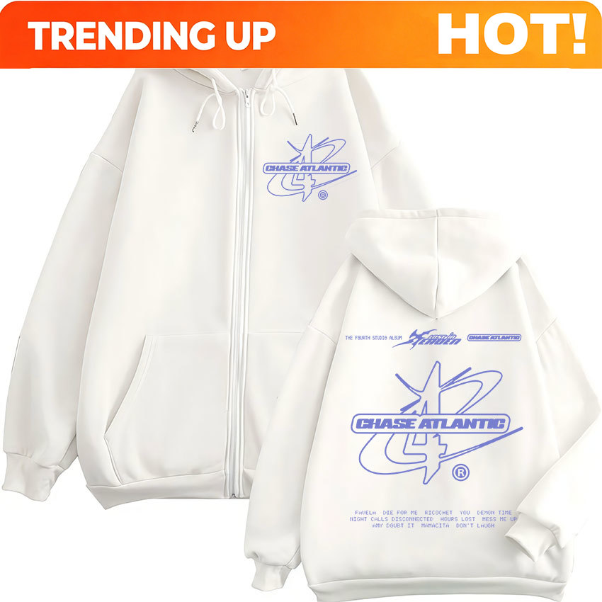 هودي بسحاب بطبعة فرقة الروك تش - مراجعة Mens Fashion Zip Up Hoodies وسعره
