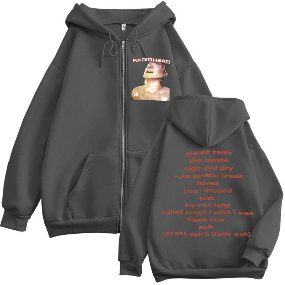 هودي بسحاب بتصميم ألبوم موسيقى - مراجعة Mens Fashion Zip Up Hoodies وسعره