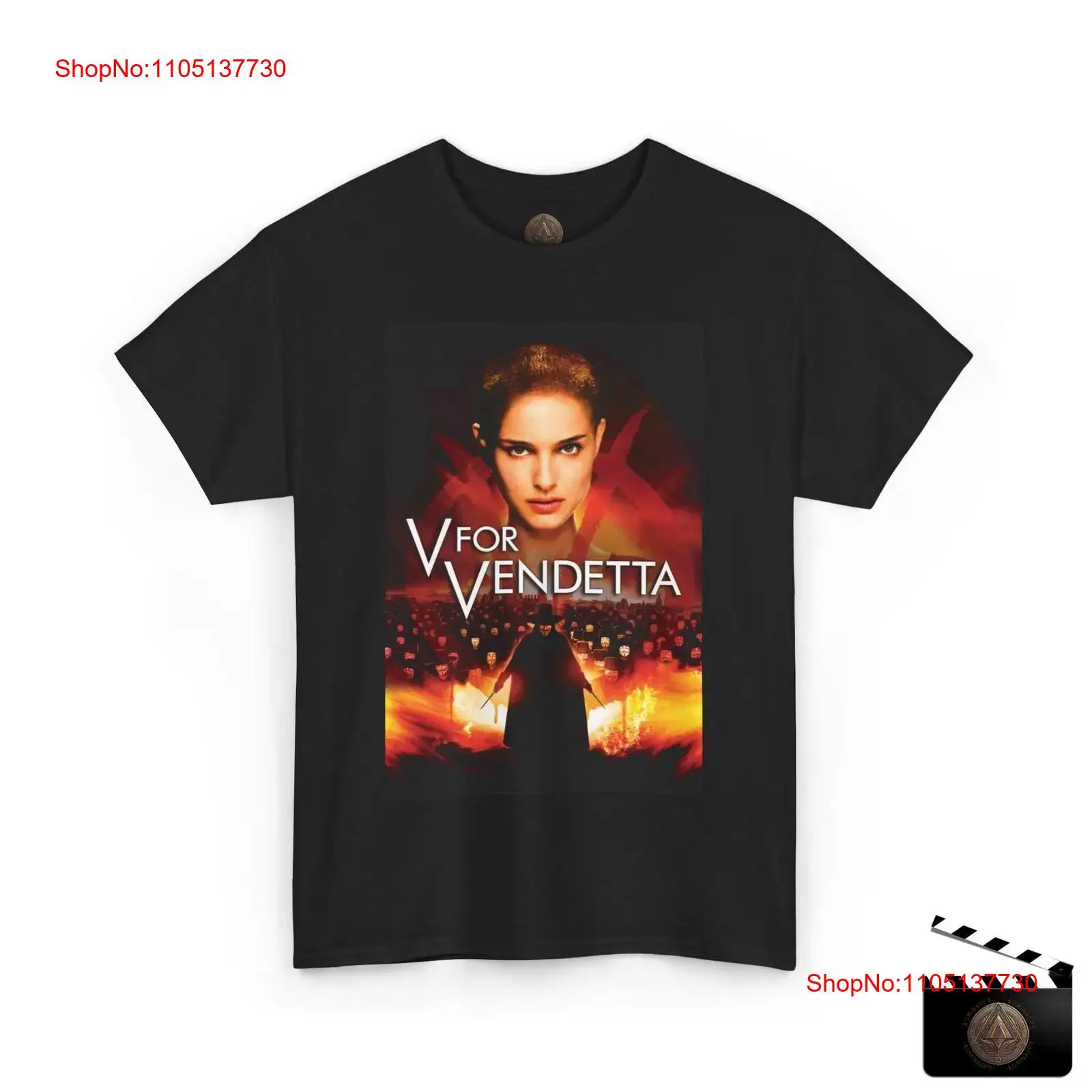 تي شيرت V For Vendetta Movie P - مراجعة Poster Men Fashion وسعره