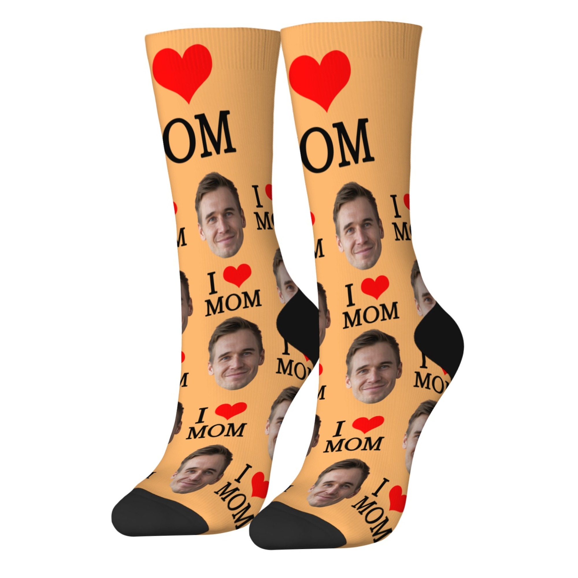 جوارب مخصصة بتصميم الوجه، هدية - مراجعة Socks Ankle Men وسعره