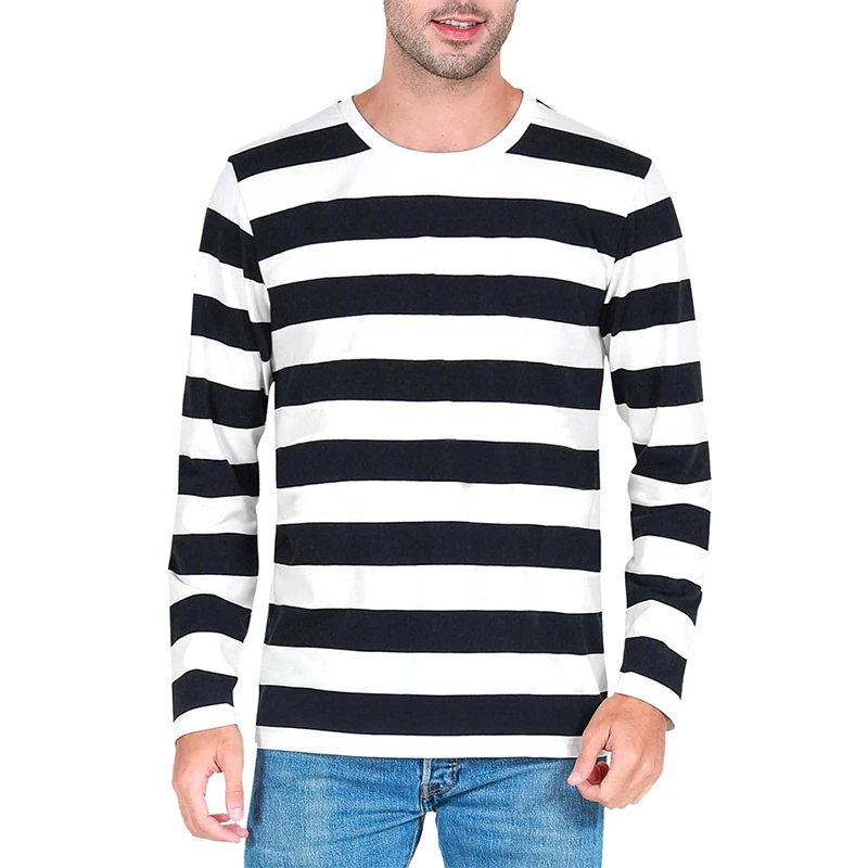 تي شيرت رجالي بأكمام طويلة بتص - مراجعة Mens Fashion Summer وسعره