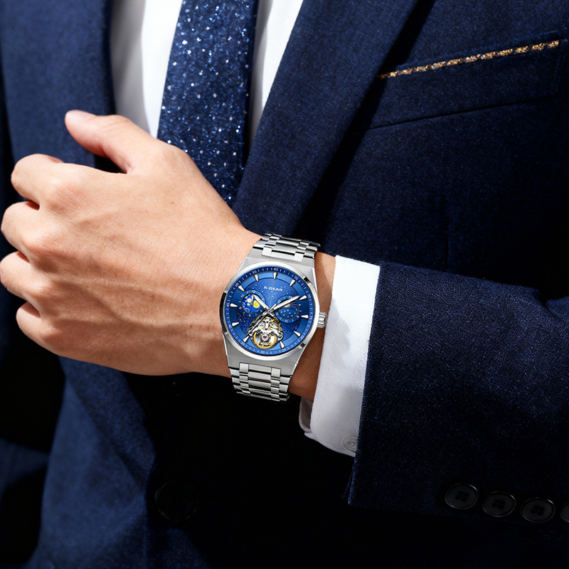 ساعة يد ميكانيكية أوتوماتيكية  - مراجعة Men'S Fashion X وسعره