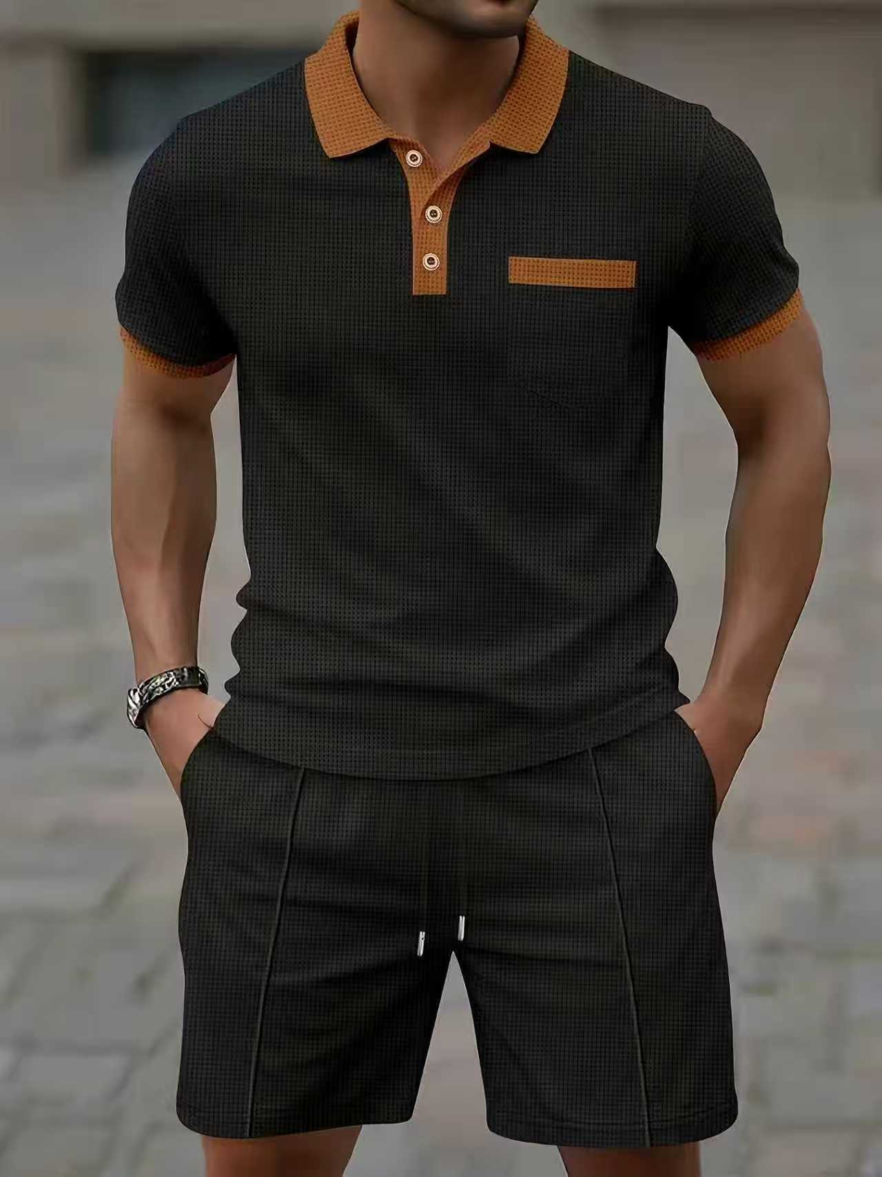 طقم قميص بولو رجالي صيفي الأكث - مراجعة Men'S Fashion Videos وسعره
